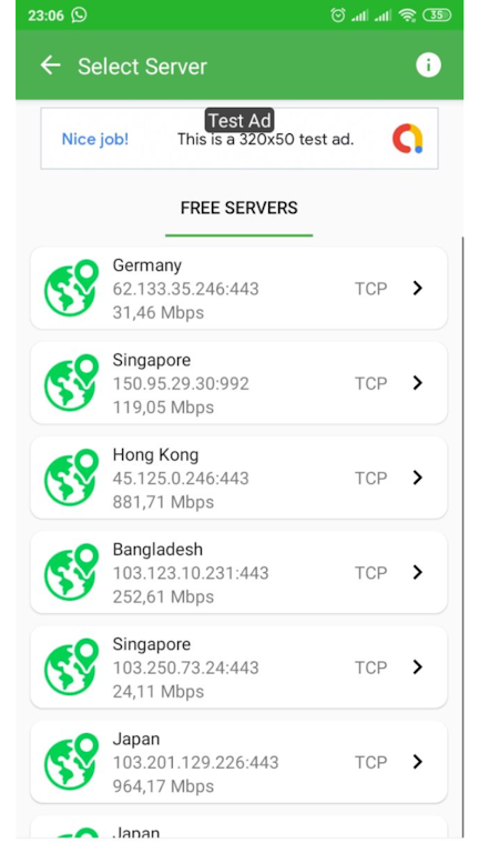 PUB Gaming VPN Mobile ProxyLit Screenshot 3