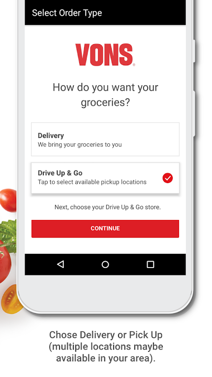 Vons Delivery & Pick Up Screenshot 3