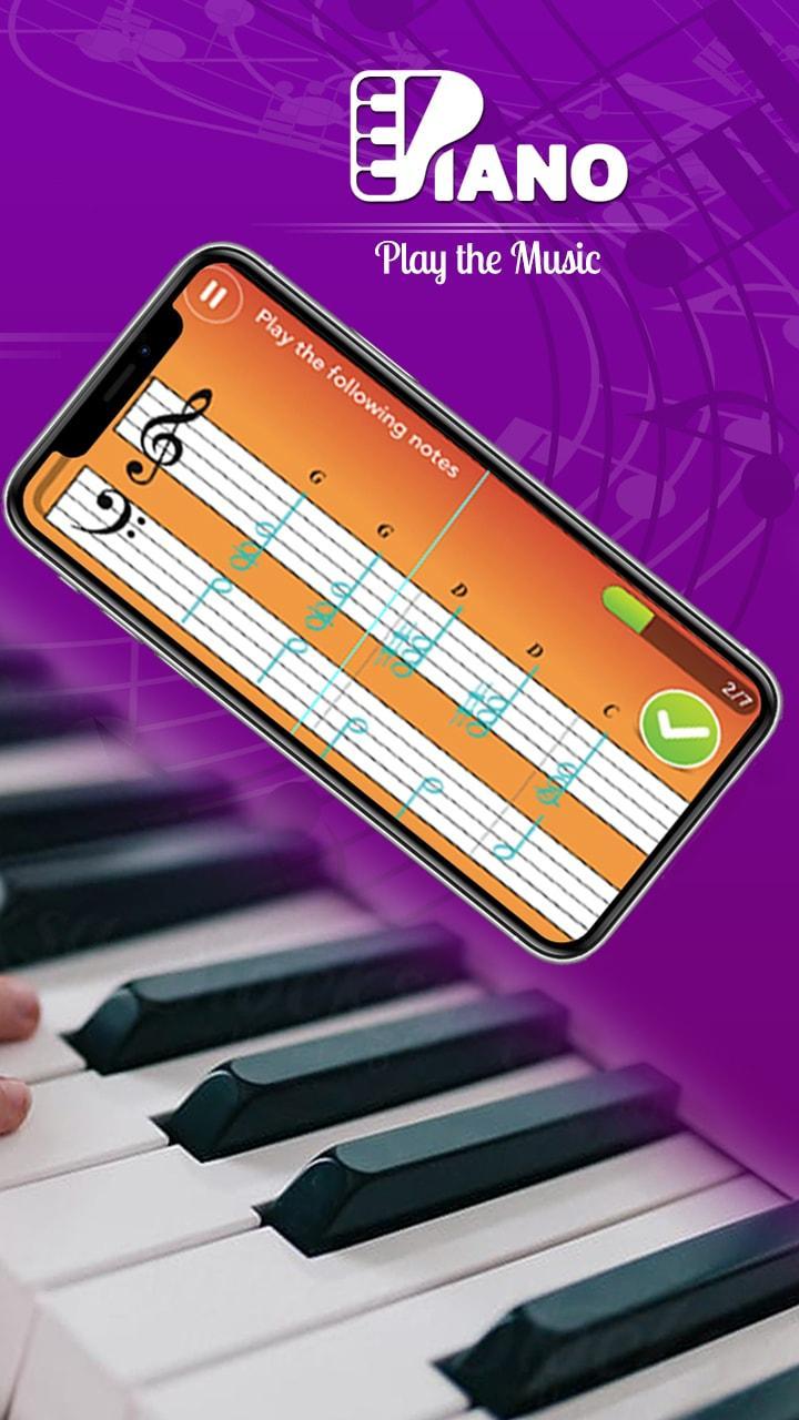 Piano keyboard with Magic Tiles Screenshot 1