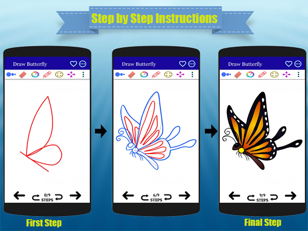 How to Draw an Easy Butterfly Screenshot 3