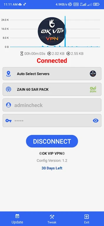 OK VIP VPN Screenshot 1