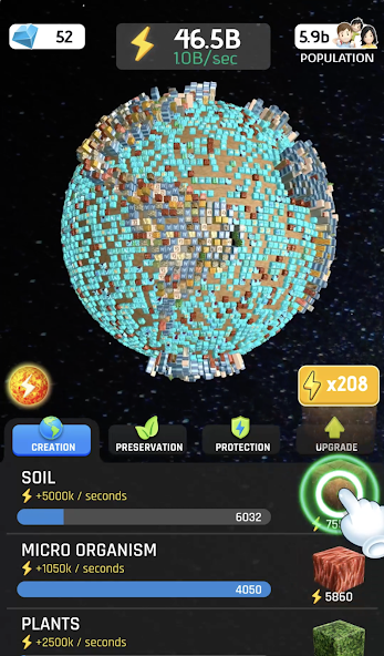 Idle World - Build The Planet Mod Screenshot 3