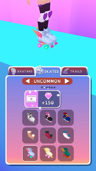 Sky Roller: Rainbow Skating Mod Screenshot 4