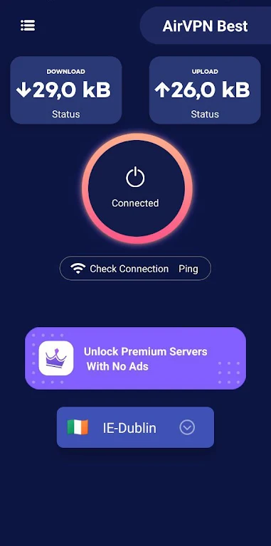 AirVPN Secure Fast VPN Screenshot 1