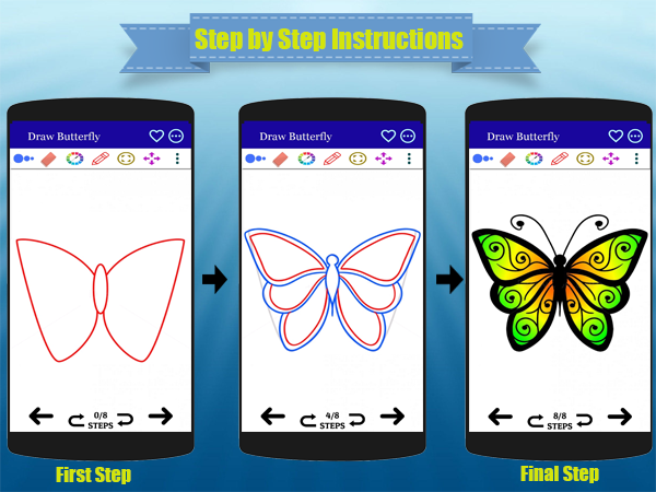 How to Draw an Easy Butterfly Screenshot 1