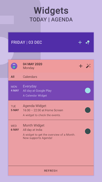 Everyday | Calendar Widget Mod Screenshot 3