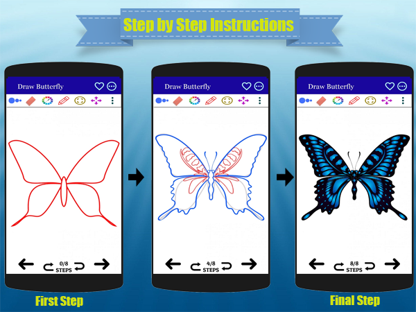 How to Draw an Easy Butterfly Screenshot 2