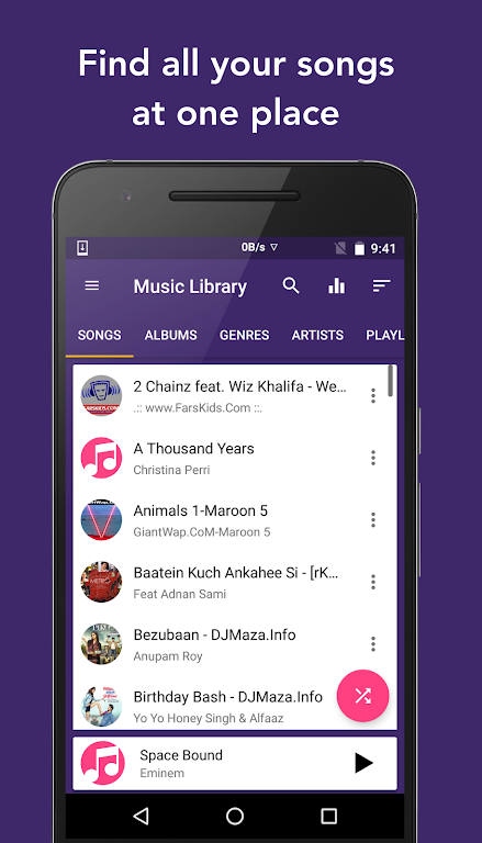 Tune Music Player : MP3 Player Screenshot 1