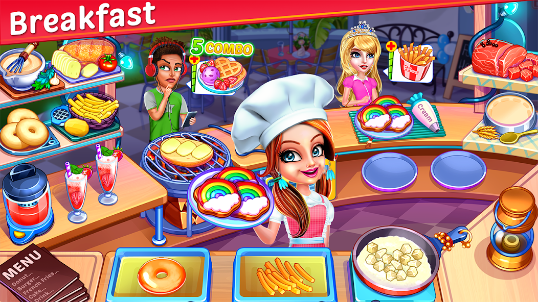 Cooking Express Cooking Games Mod Screenshot 3