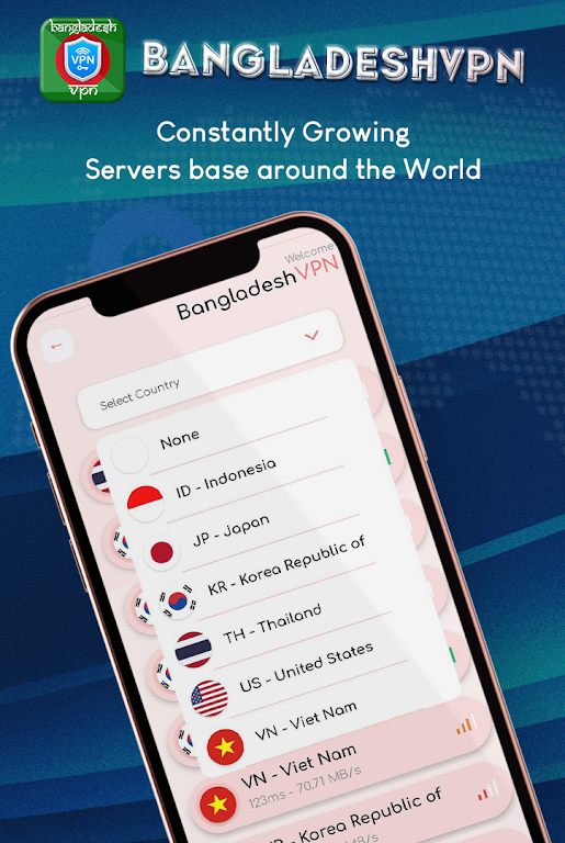 VPN Bangladesh - get ip VPN Screenshot 3