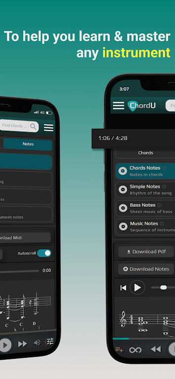 ChordU - get chords & notes Screenshot 3