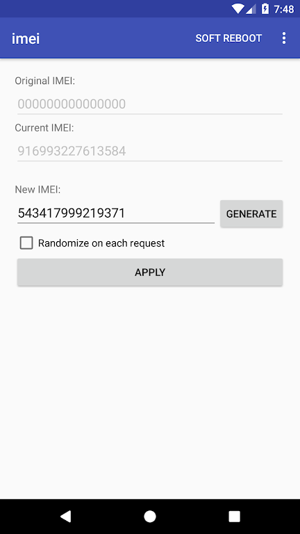IMEI Changer pro [Xposed] Screenshot 2