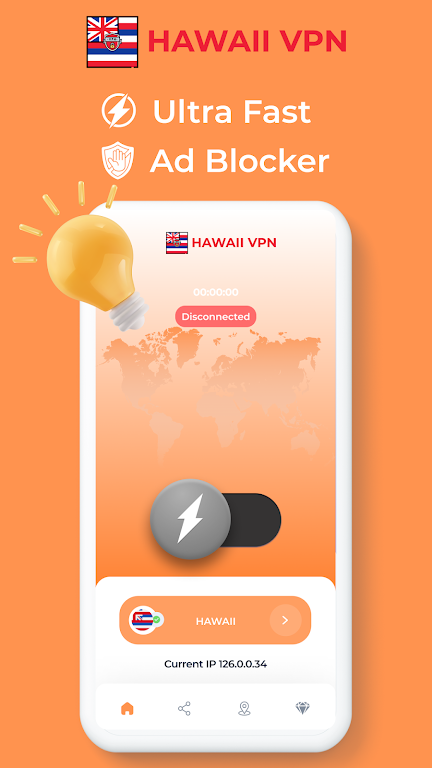 Hawaii VPN -Fast Private Proxy Screenshot 2