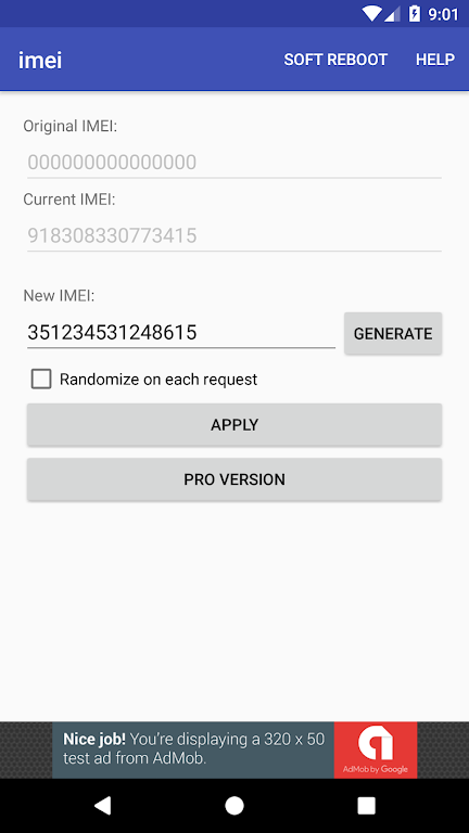 IMEI Changer pro [Xposed] Screenshot 1