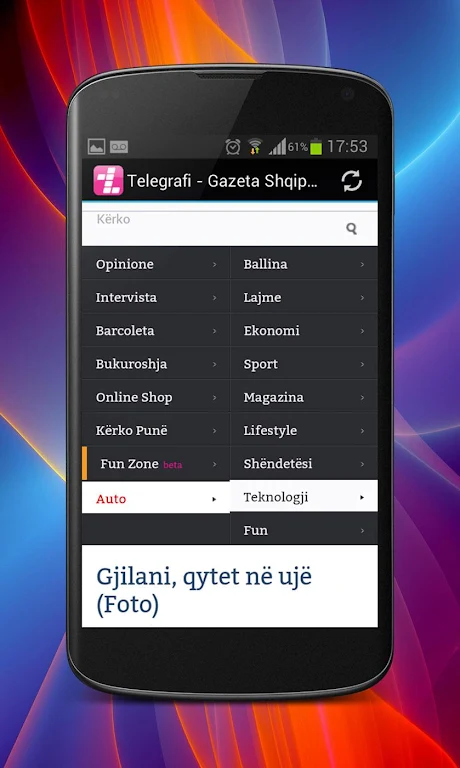 Telegrafi - Gazeta Shqiptare Screenshot 4
