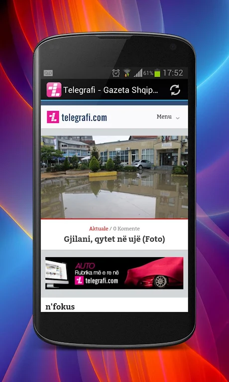 Telegrafi - Gazeta Shqiptare Screenshot 1