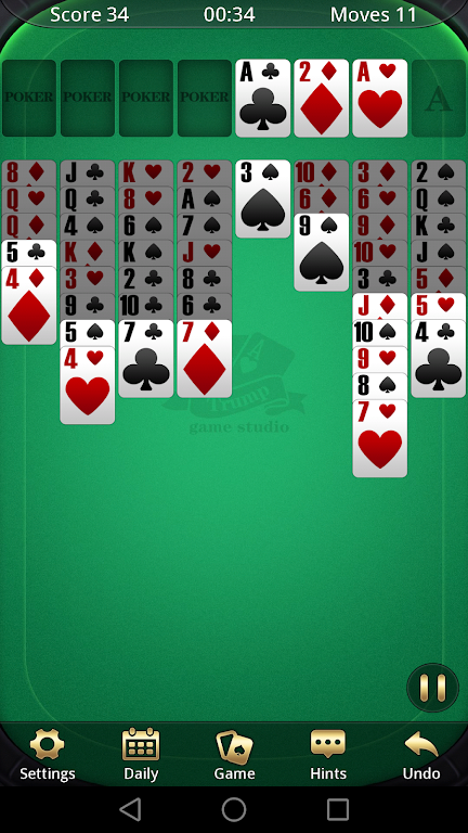FreeCell Solitaire Daily Screenshot 1