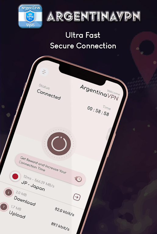VPN Argentina-Argentina ip VPN Screenshot 1