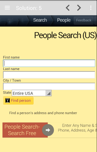 people search Screenshot 4