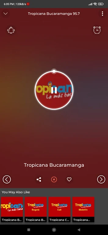 Tropicana Bucaramanga 95.7 Screenshot 2