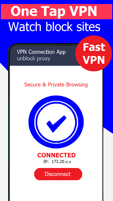Naked VPN + Private Browser Screenshot 1