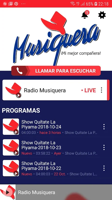 Radio Musiquera Screenshot 2