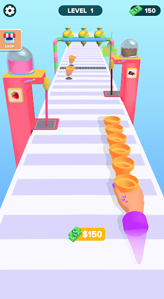 Ice Cream Stack Runner Games Mod Screenshot 2