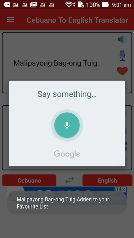 Cebuano English Translator Screenshot 3