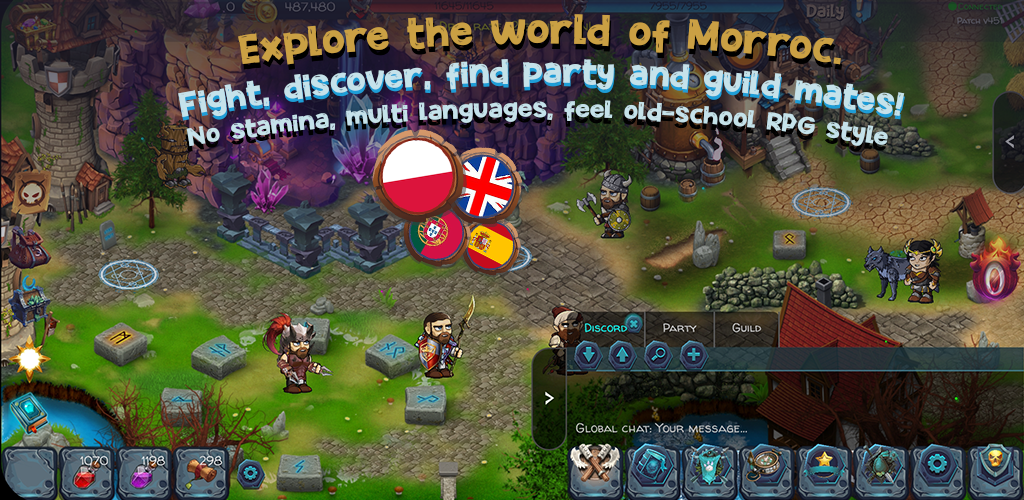 Morroc & Bean: Clicker MMO RPG Screenshot 1