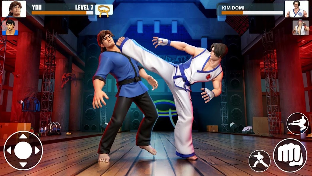 Karate Fighter: Fighting Games Mod Screenshot 1