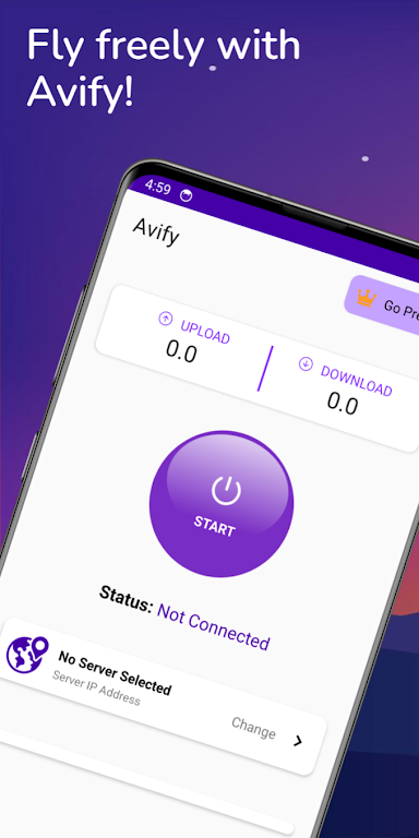 Avify - Secure VPN & Privacy Screenshot 1
