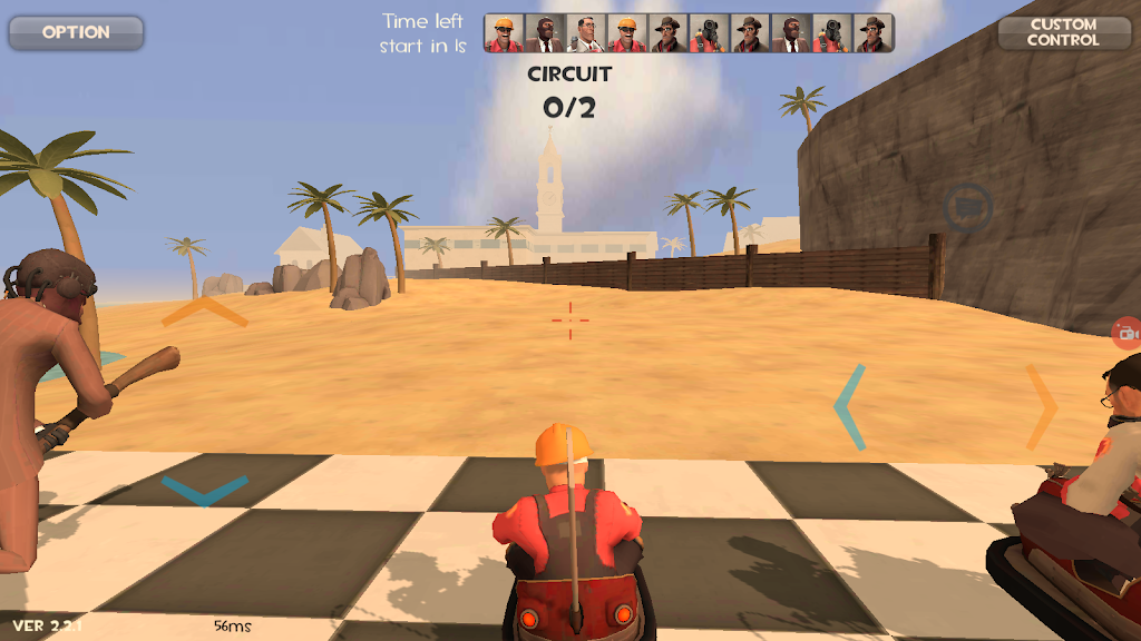 Team Kart Fortress TF2 Mobile Screenshot 1