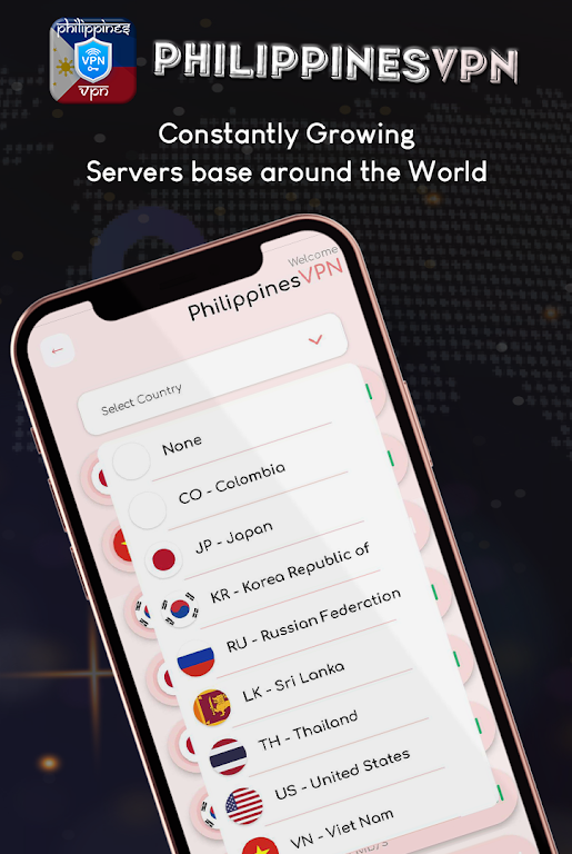 VPN Philippines-Philippines ip Screenshot 3