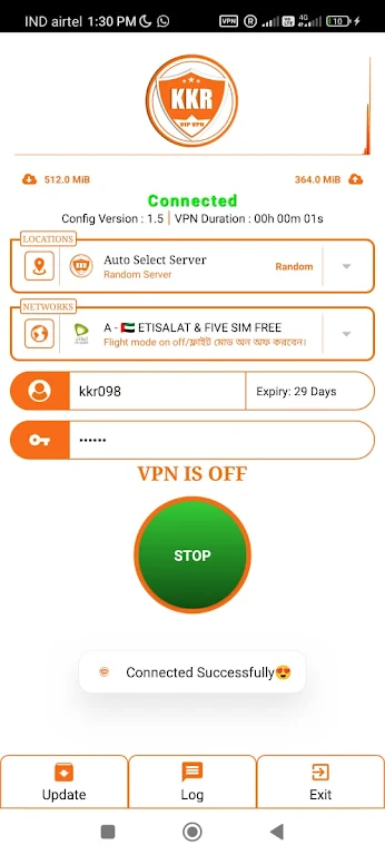 KKR VIP VPN Screenshot 2