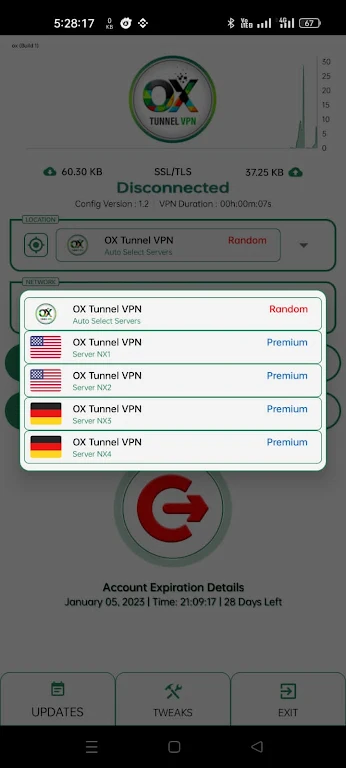 OX Tunnel VPN Screenshot 3