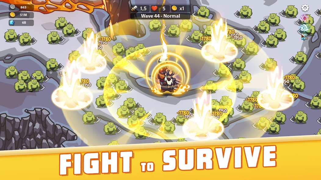 Empire Survivor: Idle Defense Mod Screenshot 1