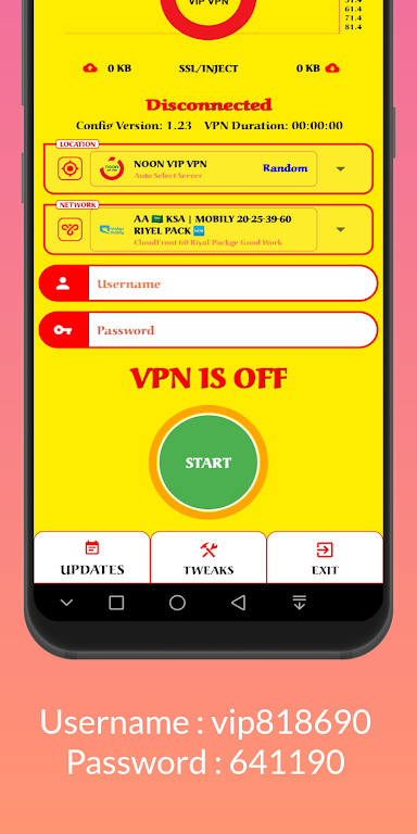 NOON VIP VPN Screenshot 1