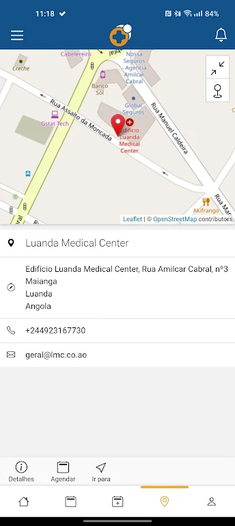 MyLMC - Luanda Medical Center Screenshot 3