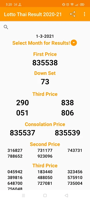 Thailand Lottery Result Today (Lotto Thai) Screenshot 4