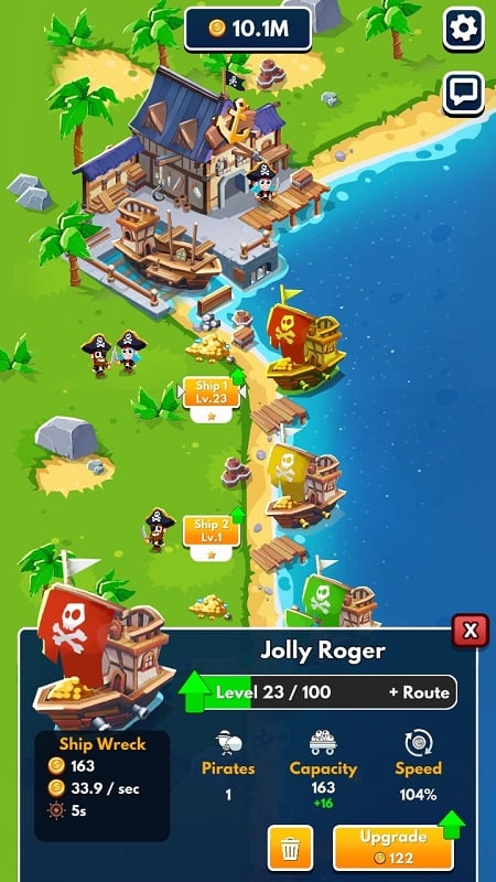 Idle Pirate Tycoon Screenshot 1