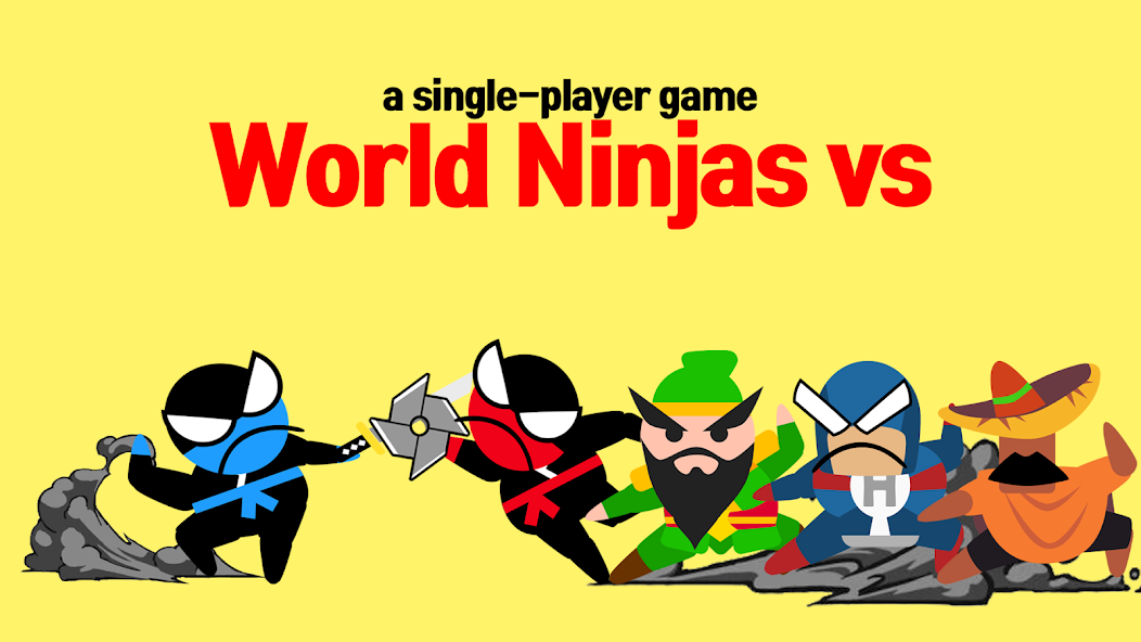 Jumping Ninja Battle 2 Player Mod Screenshot 2