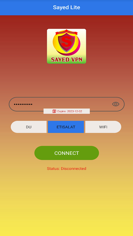 Sayed VPN - CyberGuard Screenshot 3