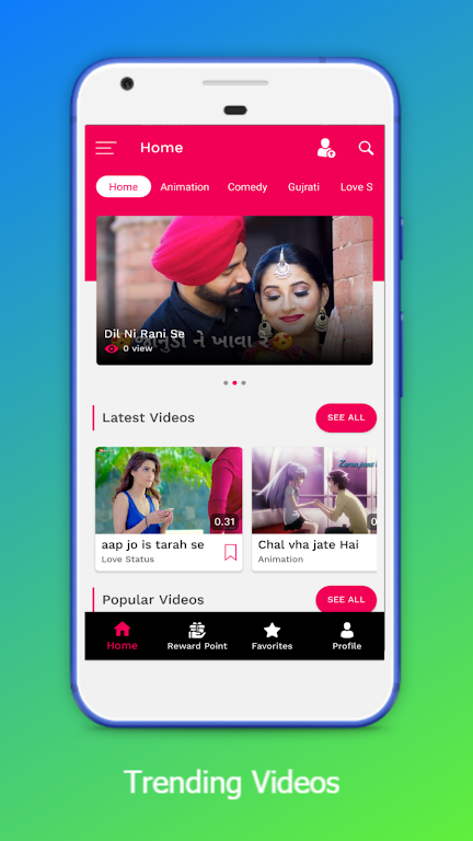 Video Status Sharing App - VidHub Screenshot 1