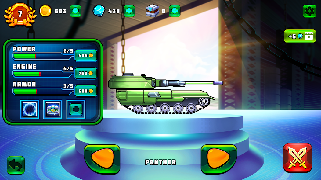 Tank Attack 4 | Tank battle Mod Screenshot 1