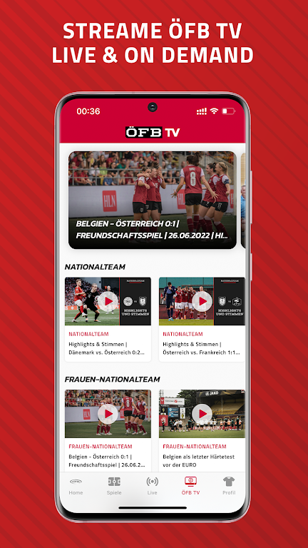 ÖFB: News, Videos & Ergebnisse Screenshot 4