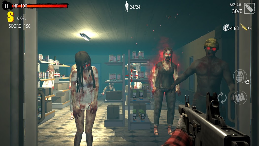 Zombie Hunter D-Day : 20Mil + Mod Screenshot 3