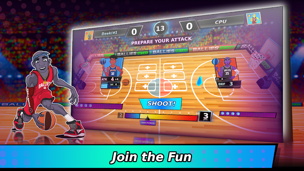 Ballies: Basketball Card Game Screenshot 1
