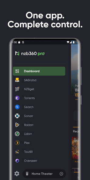 nzb360 - Sonarr / Radarr / SAB Mod Screenshot 1