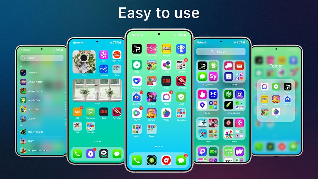 AiOS 18 Launcher - MiniPhone Mod Screenshot 3
