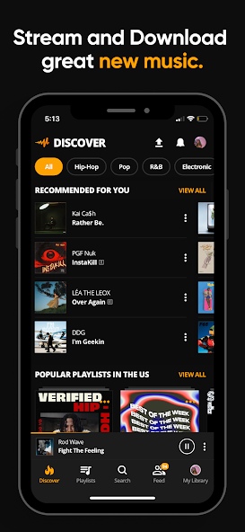 Audiomack: Music Downloader Mod Screenshot 1